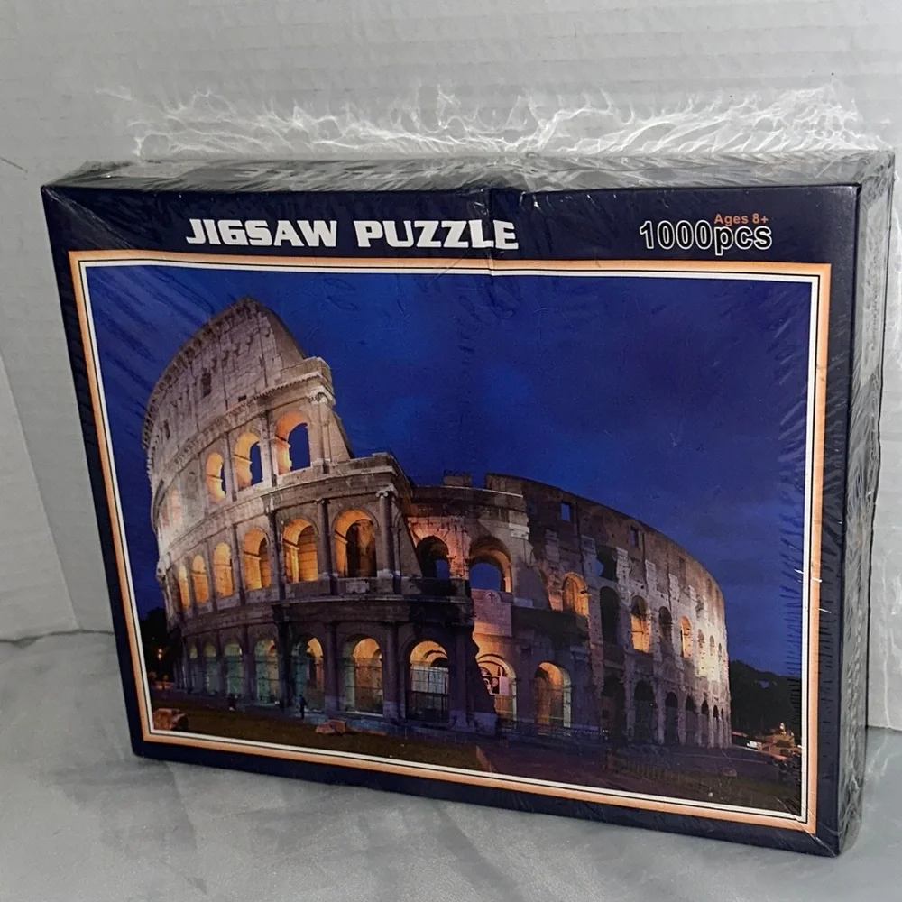 Colosseum 1000-Piece Jigsaw Puzzle Rome Travel Landmark New Sealed in Dented Box